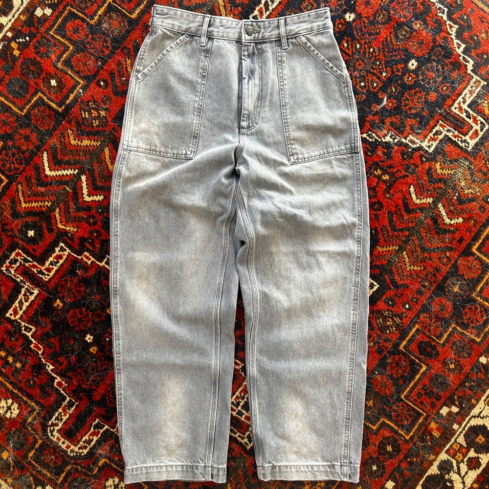 Pull&Bear Light Gray Men's Relaxed Jeans